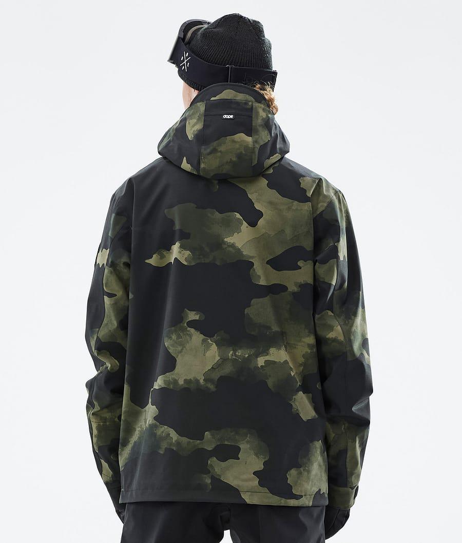 Men's Dope Blizzard Ski Jacket Green Camo  USA |  ASTPU-1285