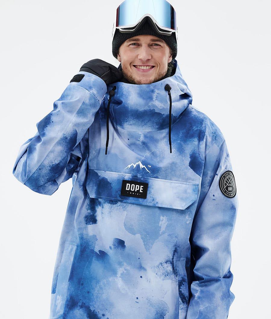 Men's Dope Blizzard Ski Jacket Liquid Blue  USA |  WMLEZ-5764