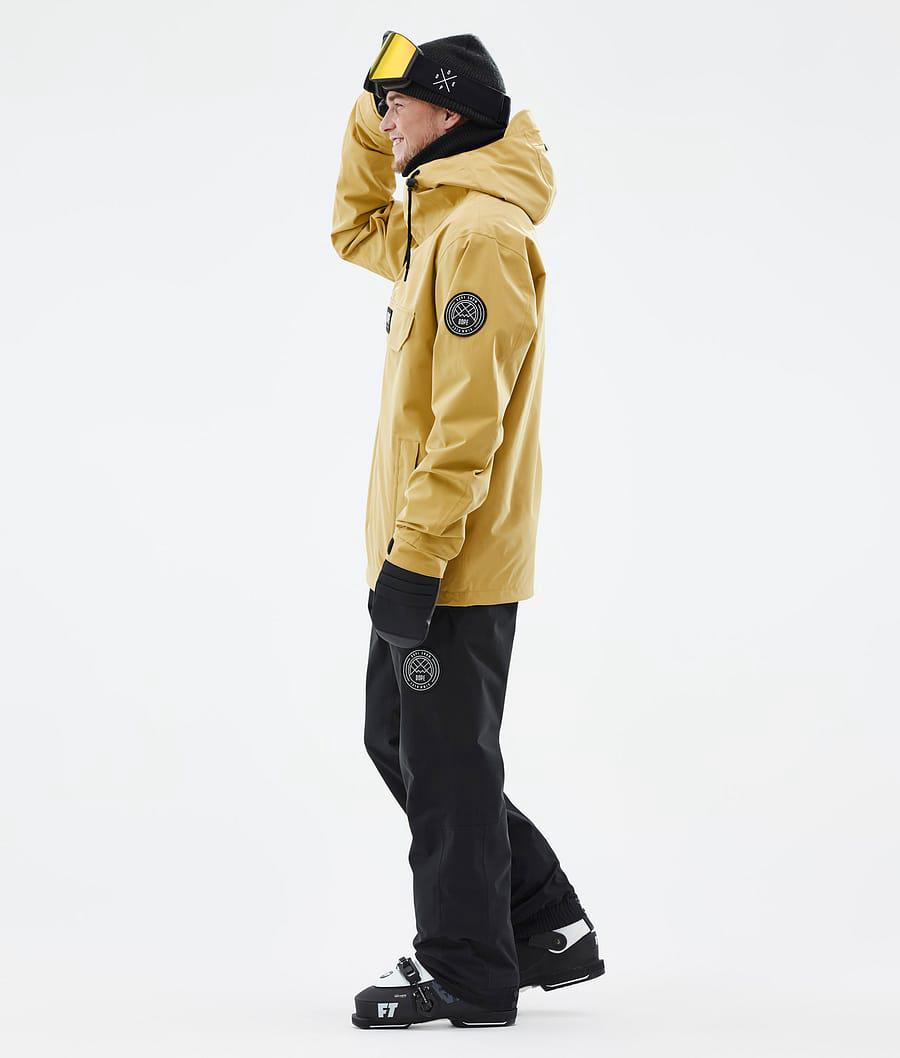 Men's Dope Blizzard Ski Jacket Ochre Yellow  USA |  LRIGQ-8074