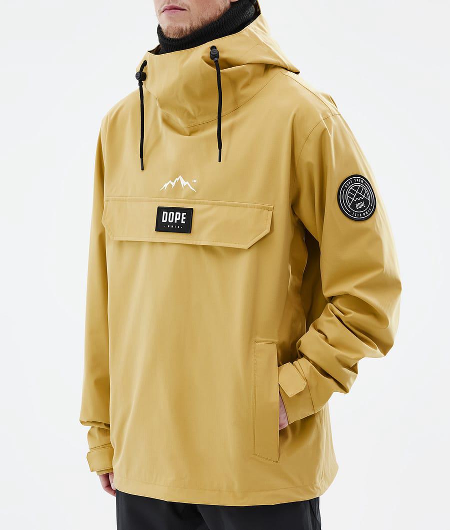 Men's Dope Blizzard Ski Jacket Ochre Yellow  USA |  LRIGQ-8074