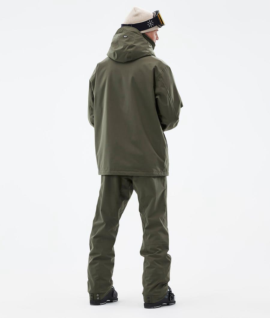 Men's Dope Blizzard Ski Jacket Olive Green  USA |  UPYFQ-2963