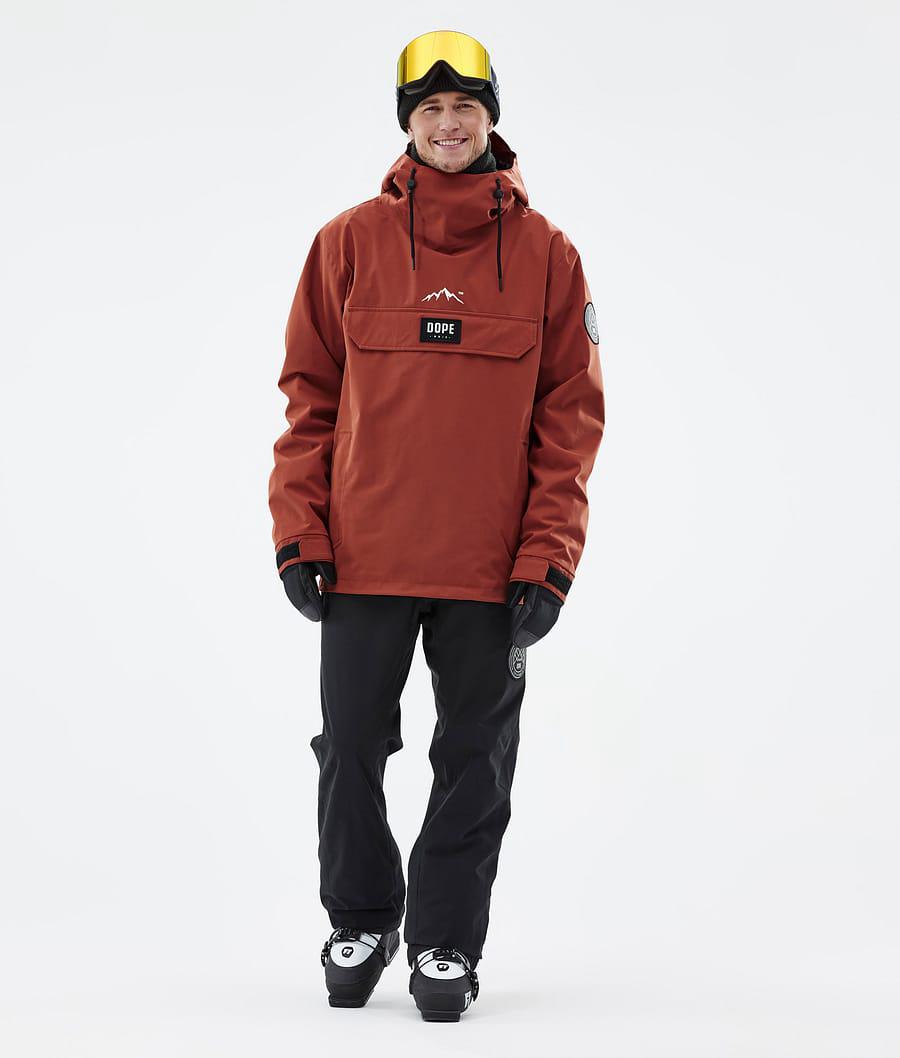 Men's Dope Blizzard Ski Jacket Rust Orange  USA |  KCTLZ-6834