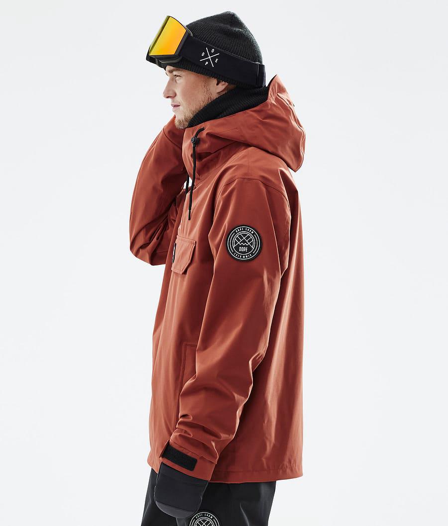 Men's Dope Blizzard Ski Jacket Rust Orange  USA |  KCTLZ-6834