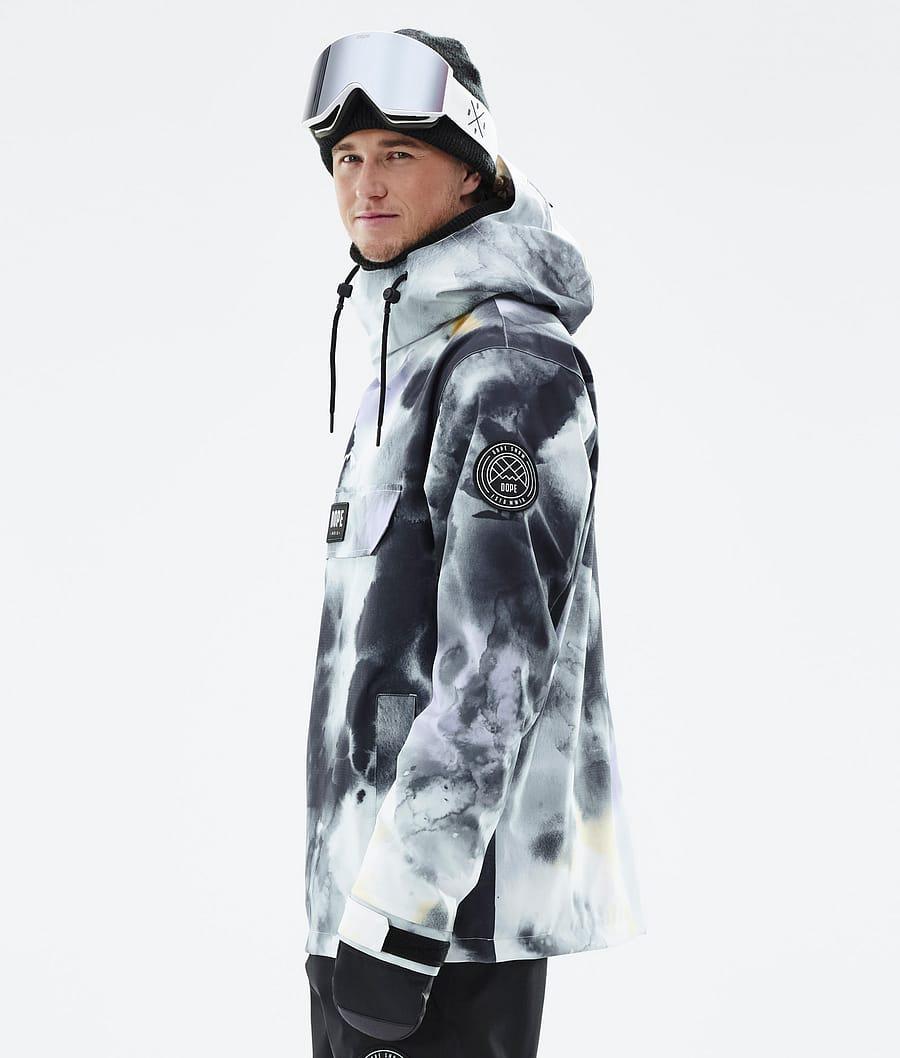 Men's Dope Blizzard Ski Jacket Tiedye Black Purple  USA |  OMYFU-5126