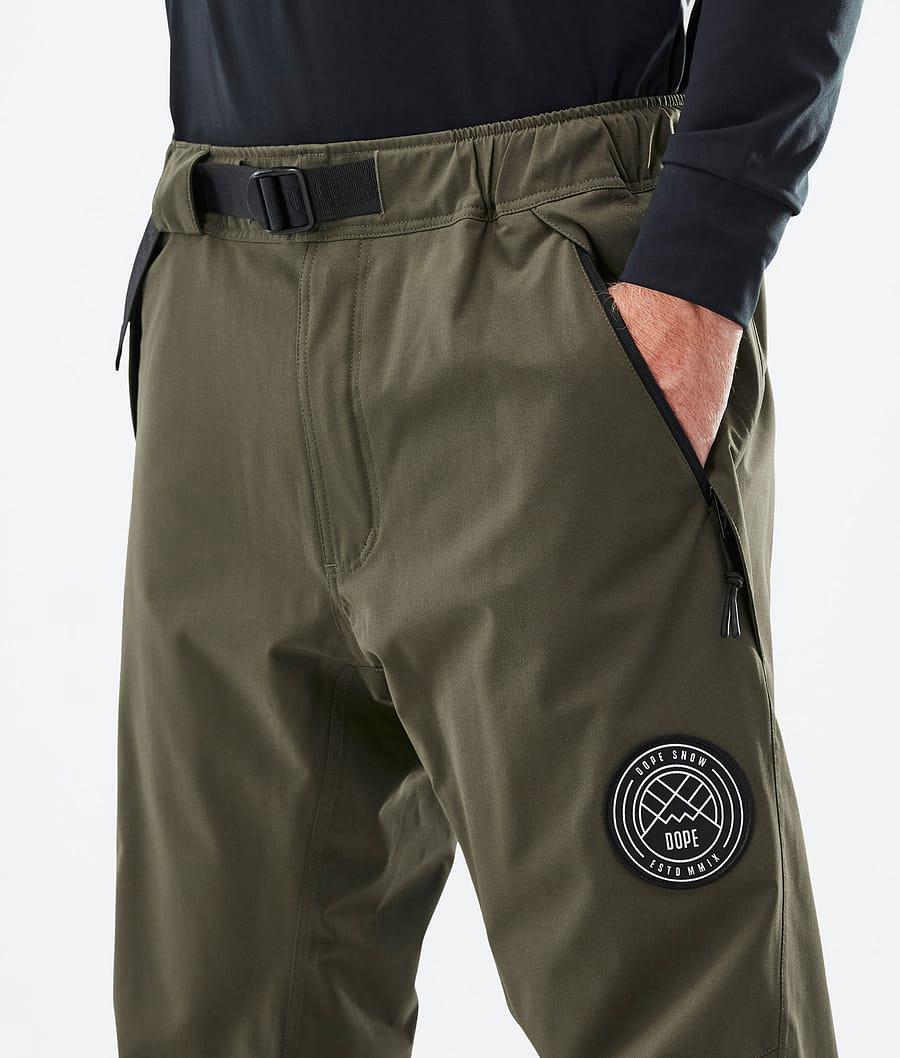 Men's Dope Blizzard Ski Pants Olive Green  USA |  EZBPN-8074