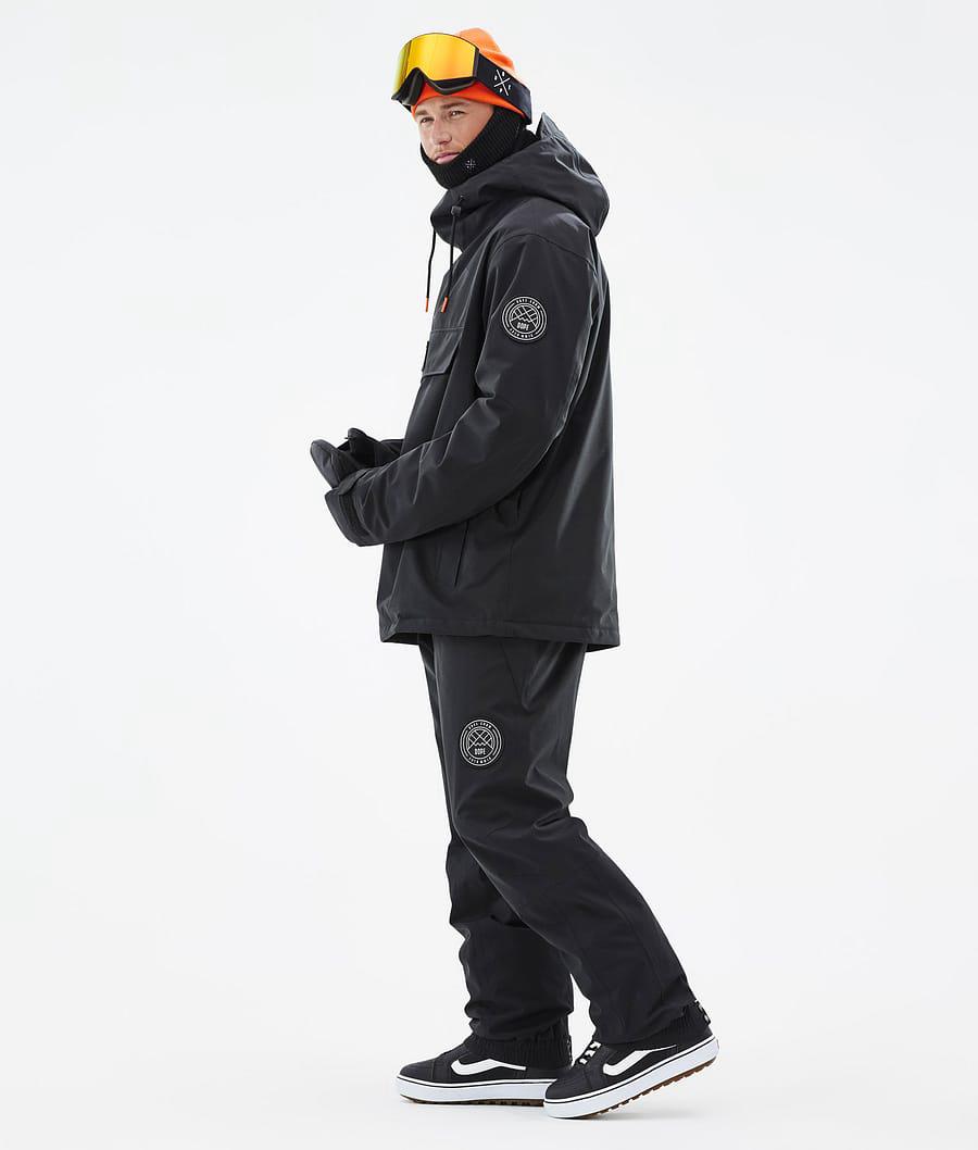 Men's Dope Blizzard Snowboard Jacket Black  USA |  CRQBF-9841