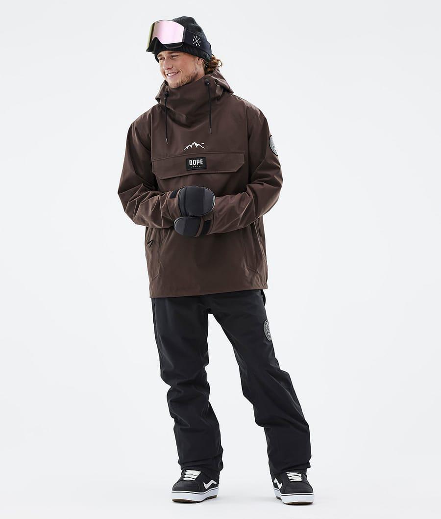 Men's Dope Blizzard Snowboard Jacket Brown  USA |  ZBJSV-7051