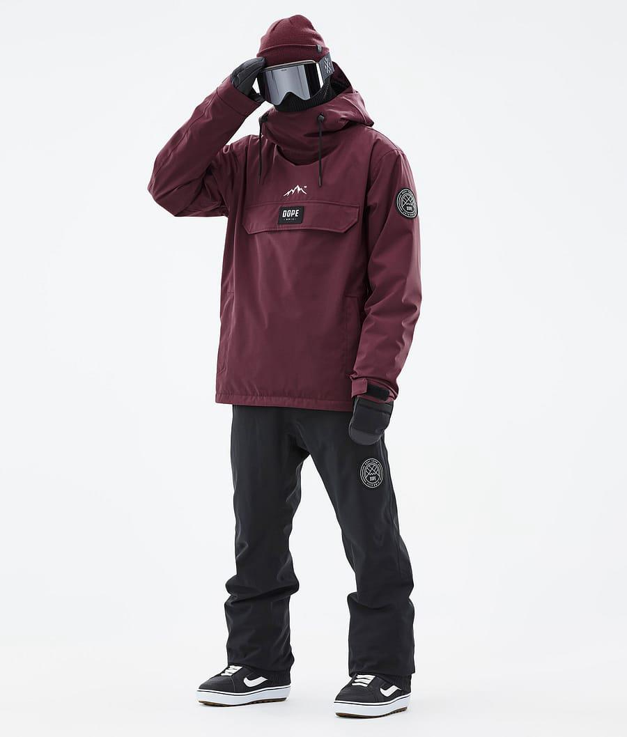 Men's Dope Blizzard Snowboard Jacket Burgundy  USA |  ZCHDS-5196