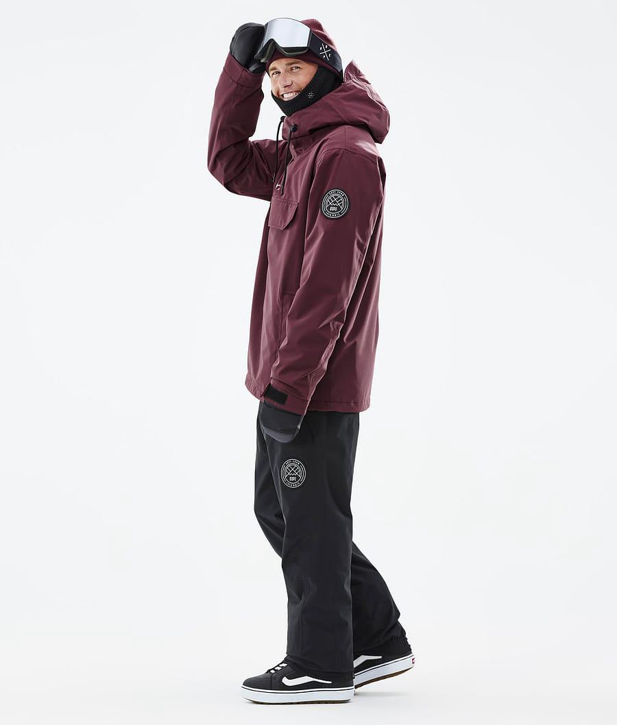 Men's Dope Blizzard Snowboard Jacket Burgundy  USA |  ZCHDS-5196