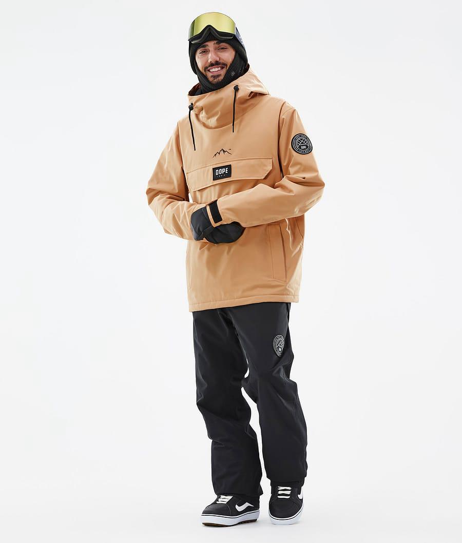 Men's Dope Blizzard Snowboard Jacket Khaki Yellow  USA |  DEWFQ-9380