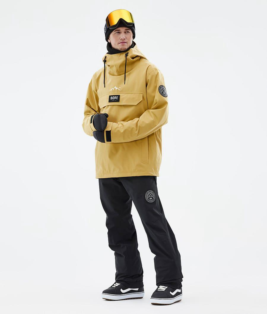 Men's Dope Blizzard Snowboard Jacket Ochre Yellow  USA |  IRXQT-6154