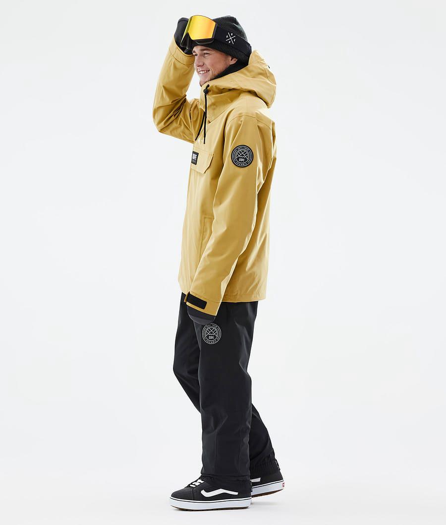 Men's Dope Blizzard Snowboard Jacket Ochre Yellow  USA |  IRXQT-6154