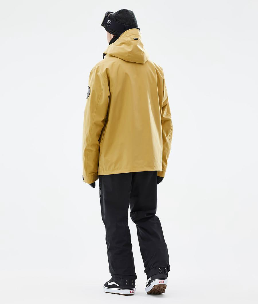 Men's Dope Blizzard Snowboard Jacket Ochre Yellow  USA |  IRXQT-6154