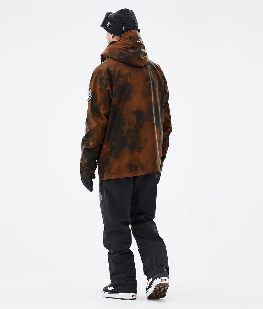 Men's Dope Blizzard Snowboard Jacket Smudge Orange  USA |  MFYZR-8307