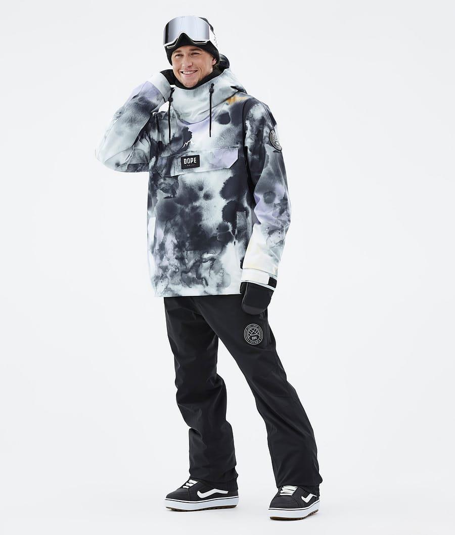 Men's Dope Blizzard Snowboard Jacket Tiedye Black Purple  USA |  KECSP-0571