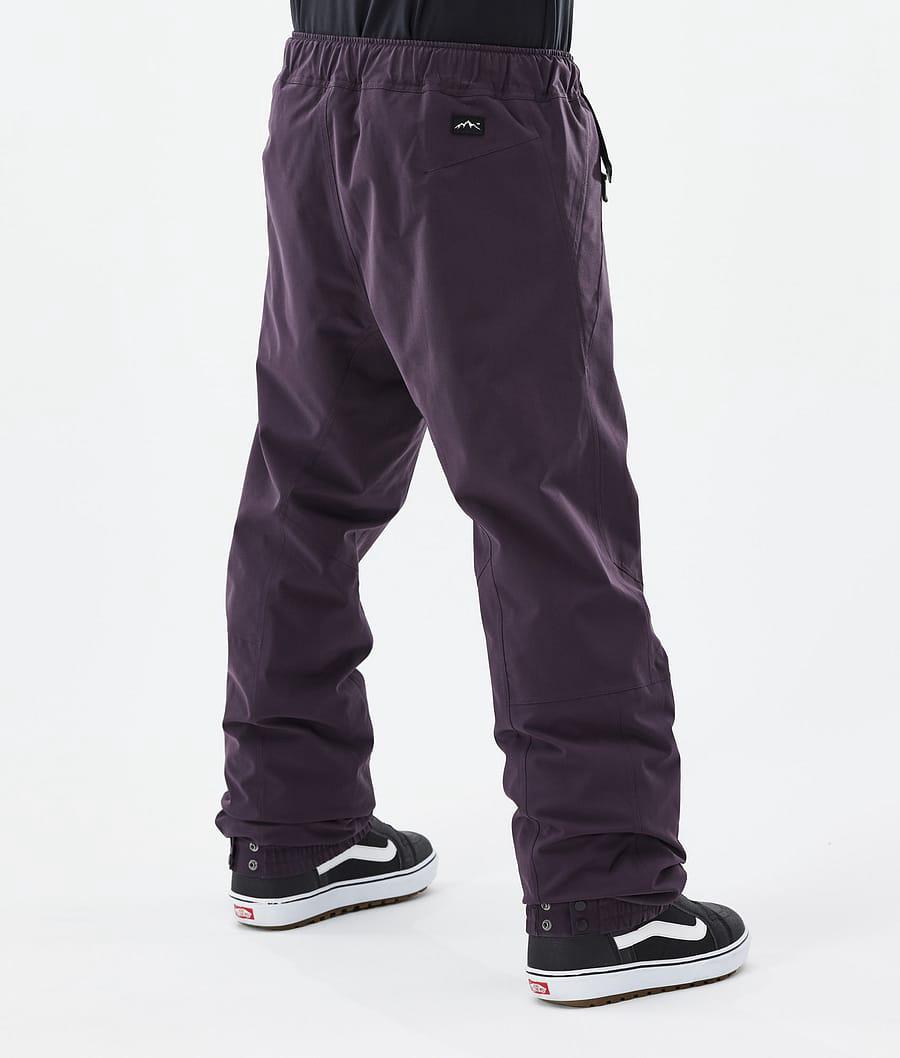 Men's Dope Blizzard Snowboard Pants Dark Lilac Purple  USA |  ZFETC-0597