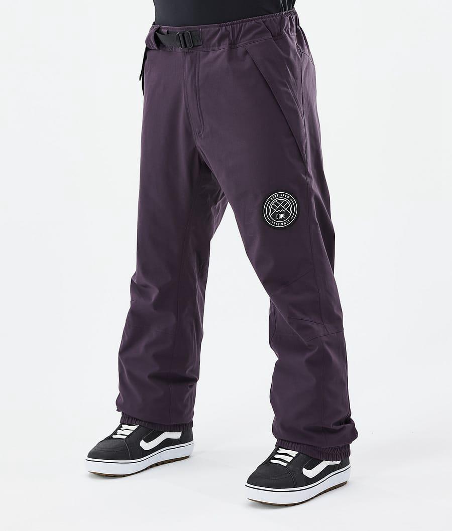 Men\'s Dope Blizzard Snowboard Pants Dark Lilac Purple  USA |  ZFETC-0597