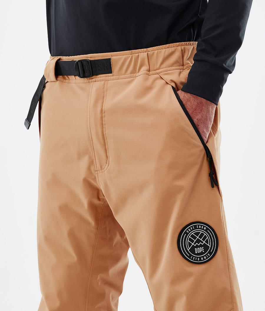 Men's Dope Blizzard Snowboard Pants Khaki Yellow  USA |  TRSBV-9243