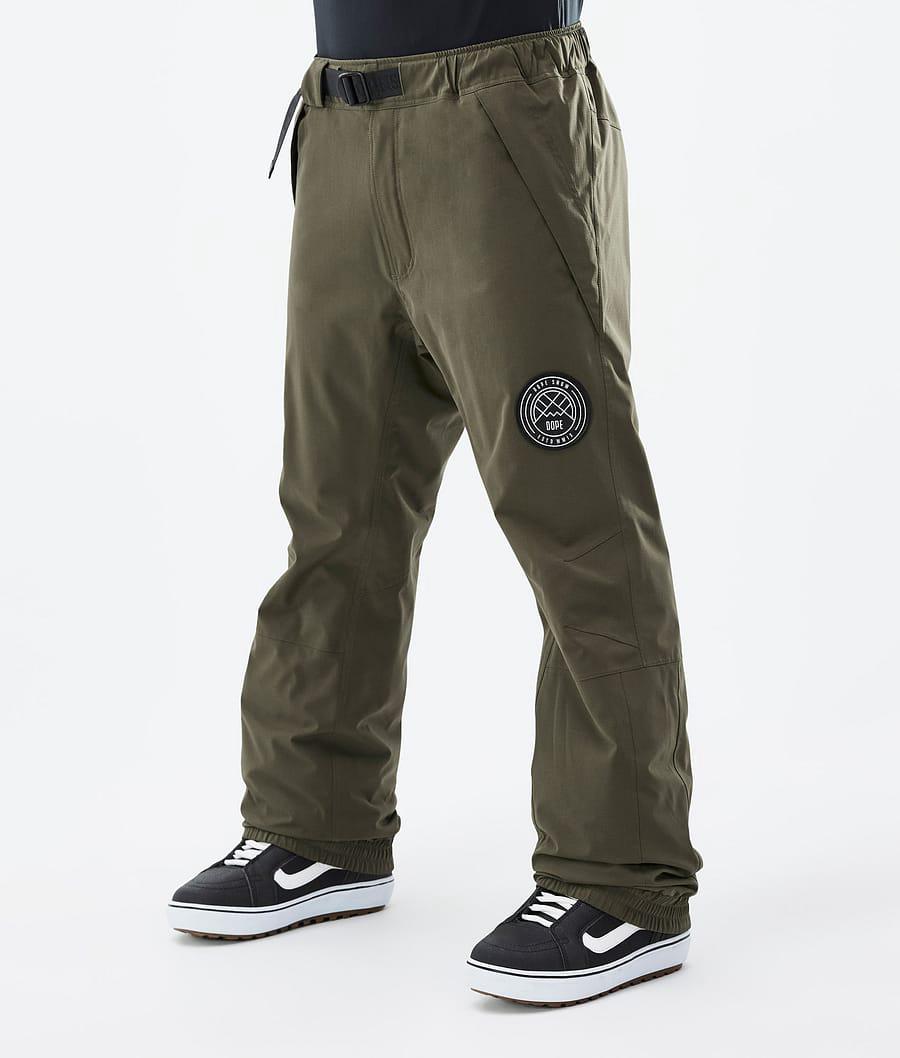 Men\'s Dope Blizzard Snowboard Pants Olive Green  USA |  GTXYQ-0428