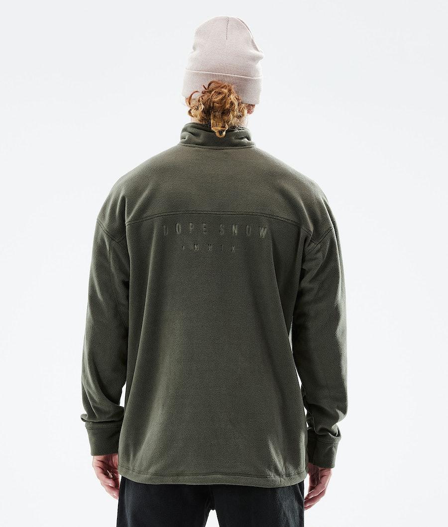 Men's Dope Comfy 2021 Fleece Sweater Olive Green  USA |  IYCAG-1236