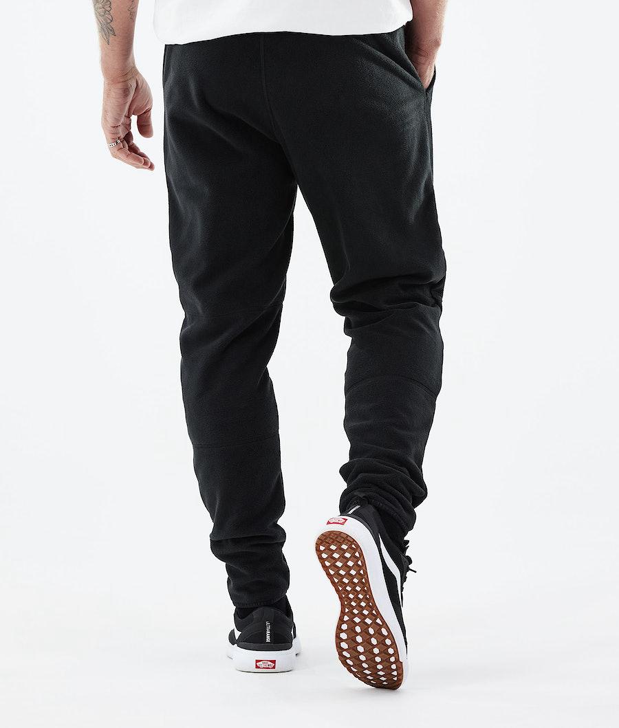 Men's Dope Comfy Fleece Pants Black  USA |  MNBRW-4680