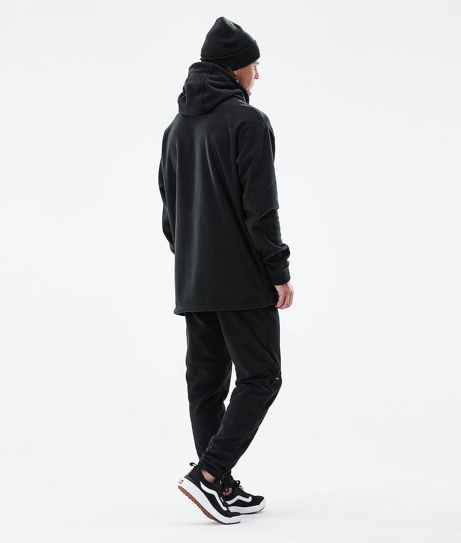 Men's Dope Comfy Fleece Pants Black  USA |  MNBRW-4680