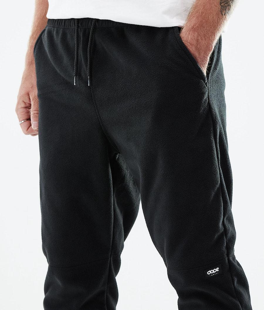 Men's Dope Comfy Fleece Pants Black  USA |  MNBRW-4680