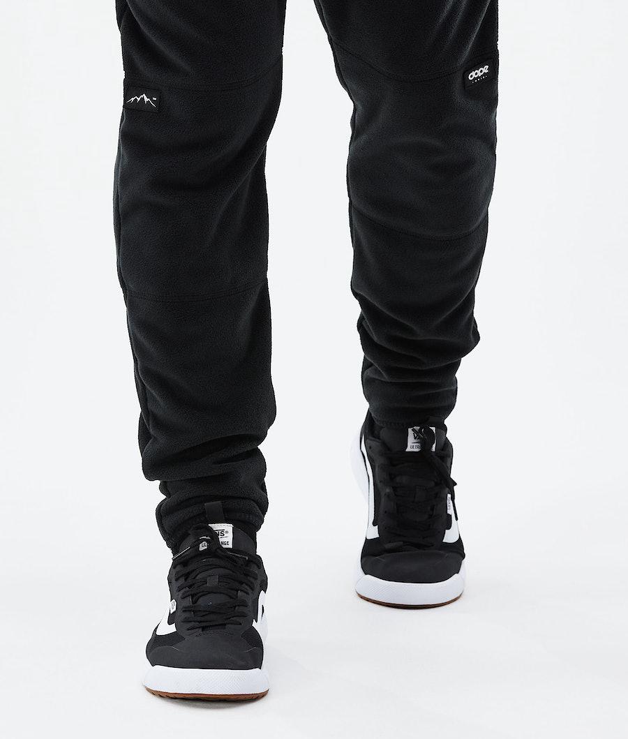 Men's Dope Comfy Fleece Pants Black  USA |  MNBRW-4680