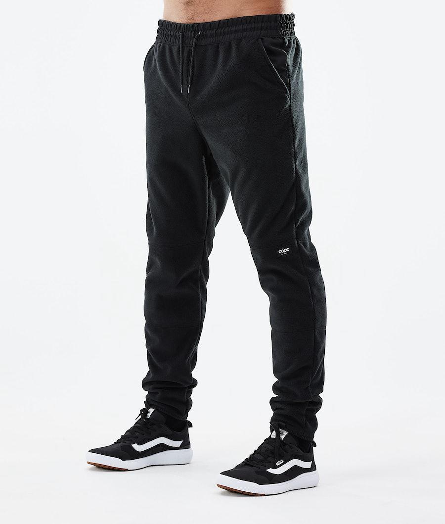 Men's Dope Comfy Fleece Pants Black  USA |  MNBRW-4680