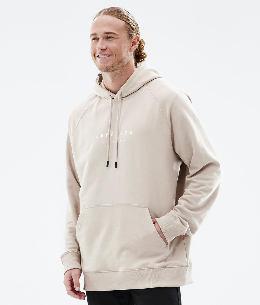 Men's Dope Common Range Hoodie Sand Khaki  USA |  SGKWU-6532