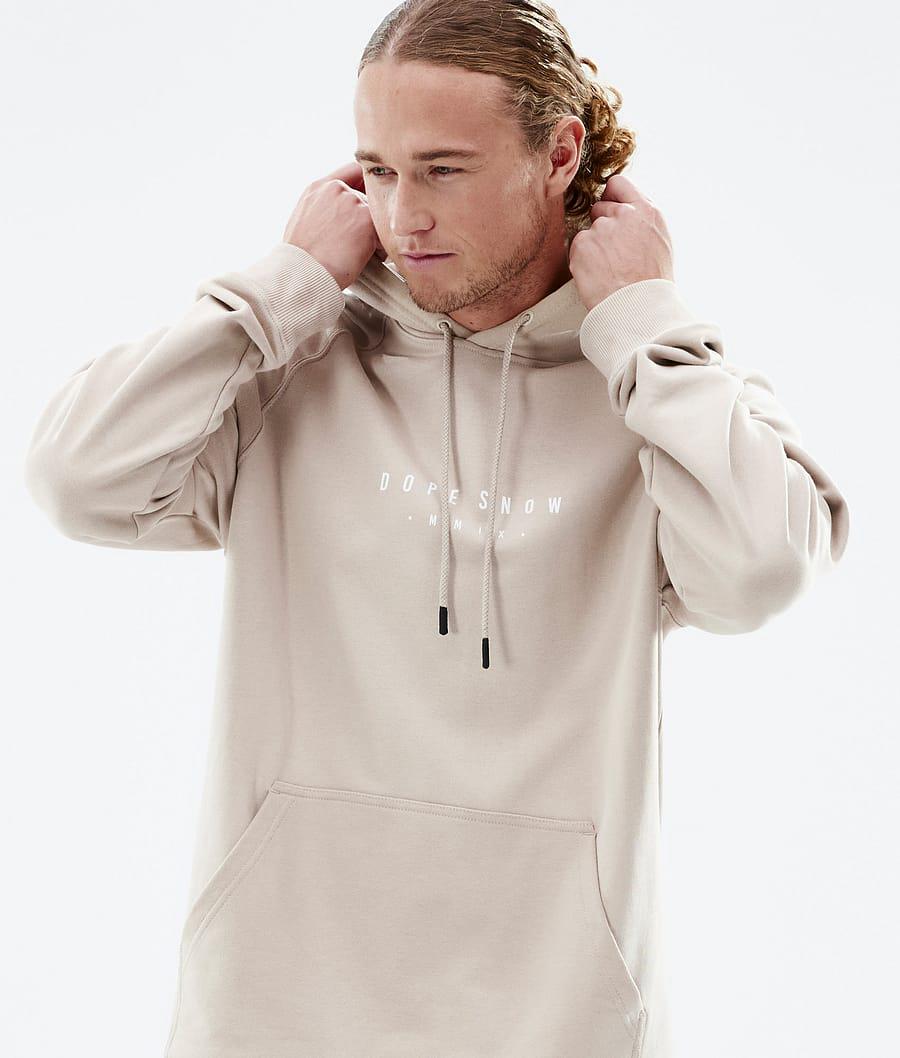 Men's Dope Common Range Hoodie Sand Khaki  USA |  SGKWU-6532