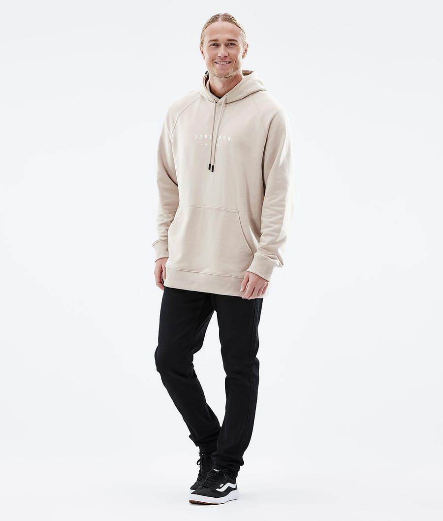 Men's Dope Common Range Hoodie Sand Khaki  USA |  SGKWU-6532