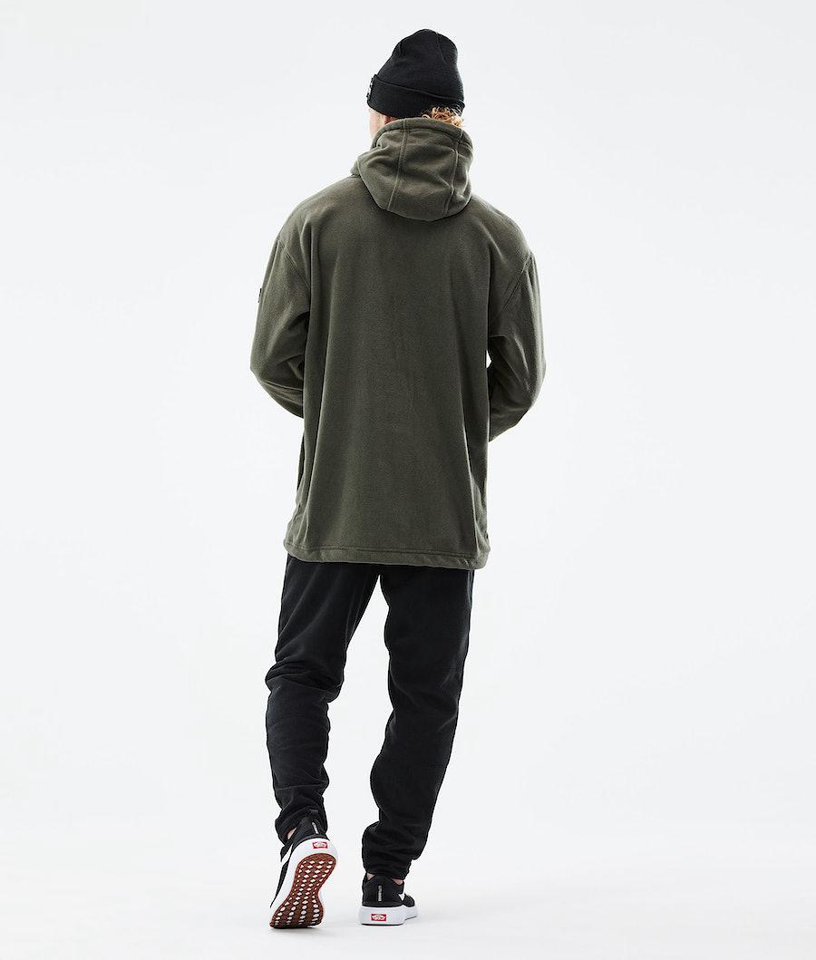 Men's Dope Cozy II 2021 Hoodie Olive Green  USA |  FYQAT-5349