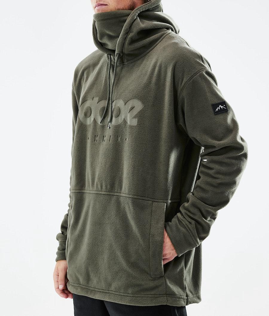 Men's Dope Cozy II 2021 Hoodie Olive Green  USA |  FYQAT-5349