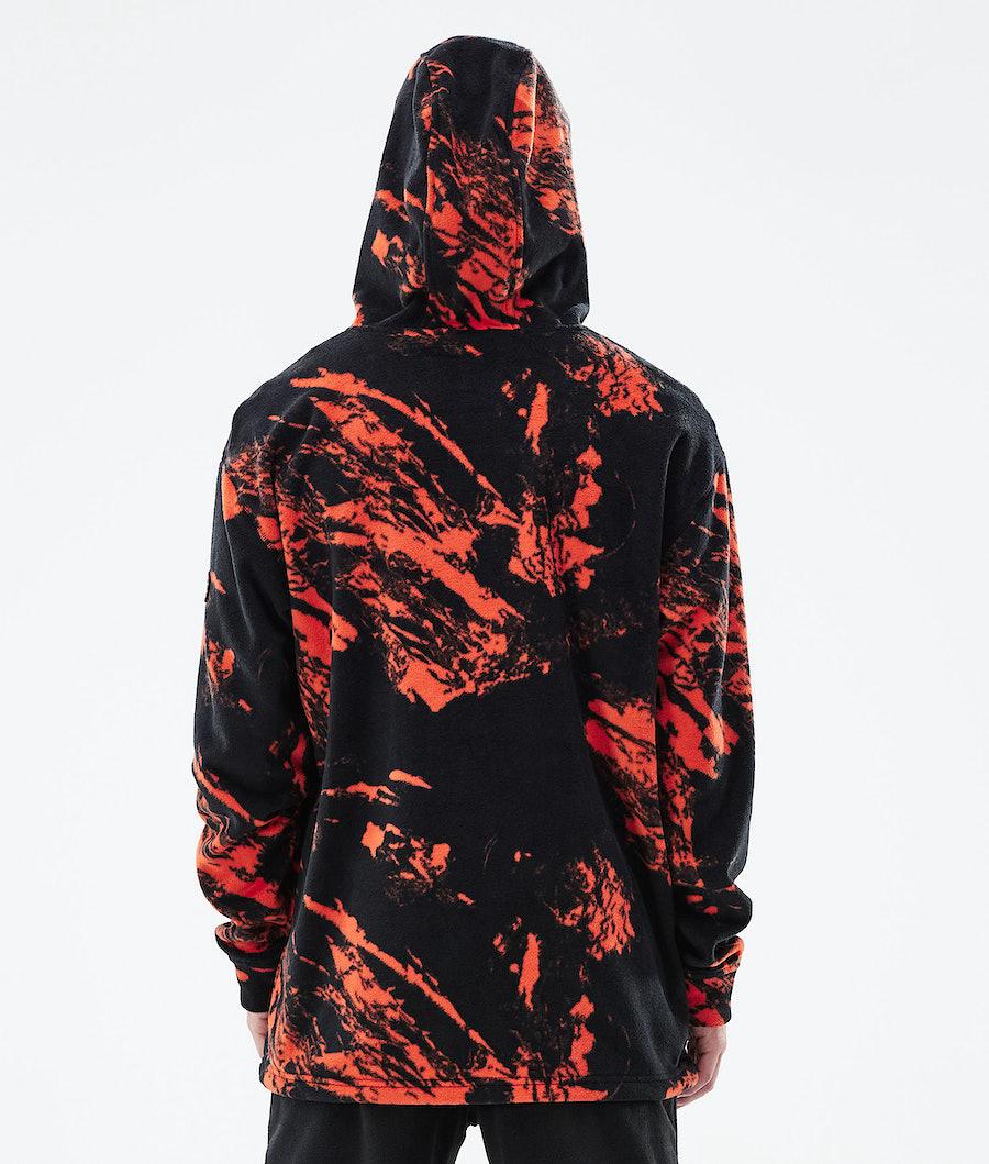 Men's Dope Cozy II 2021 Hoodie Paint Orange  USA |  QMNUI-3524