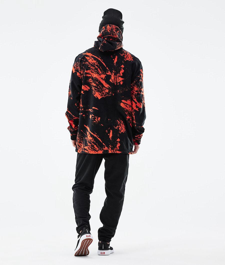 Men's Dope Cozy II 2021 Hoodie Paint Orange  USA |  QMNUI-3524