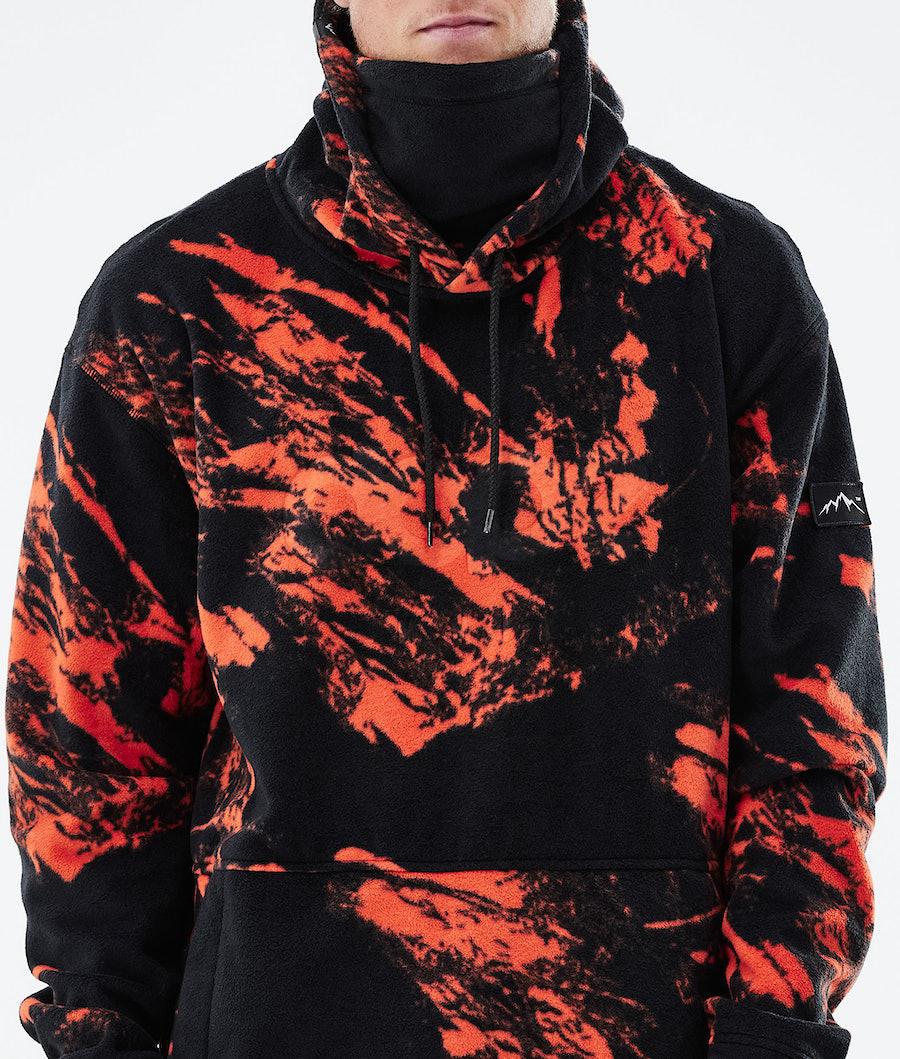 Men's Dope Cozy II 2021 Hoodie Paint Orange  USA |  QMNUI-3524