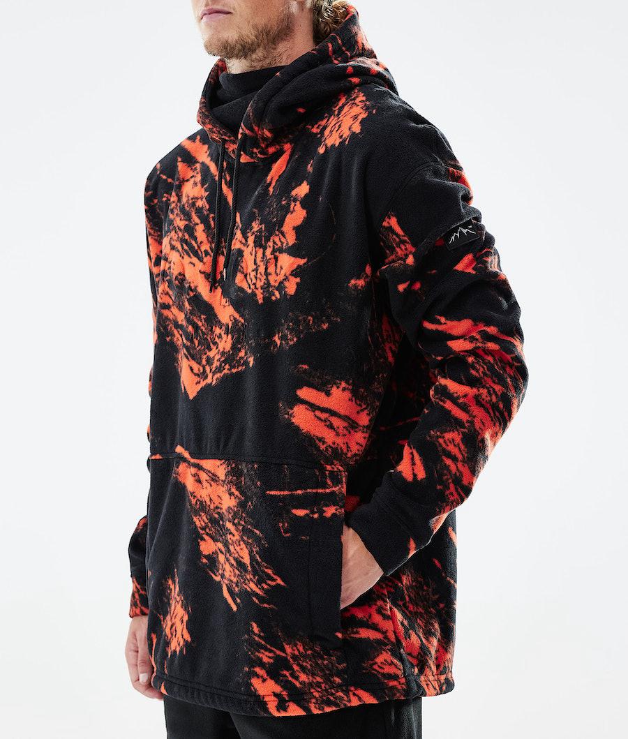 Men's Dope Cozy II 2021 Hoodie Paint Orange  USA |  QMNUI-3524