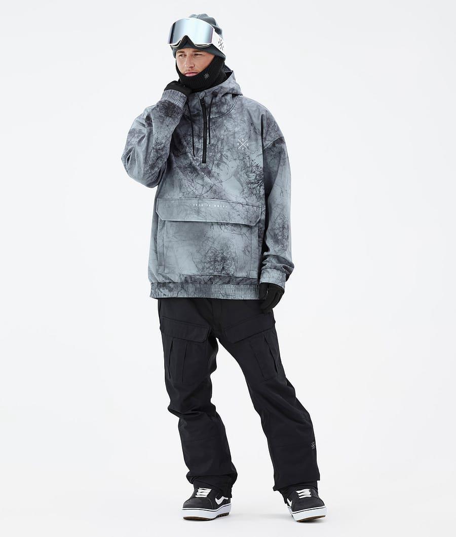 Men's Dope Cyclone Snowboard Jacket Dirt Grey  USA |  YHRUM-0356