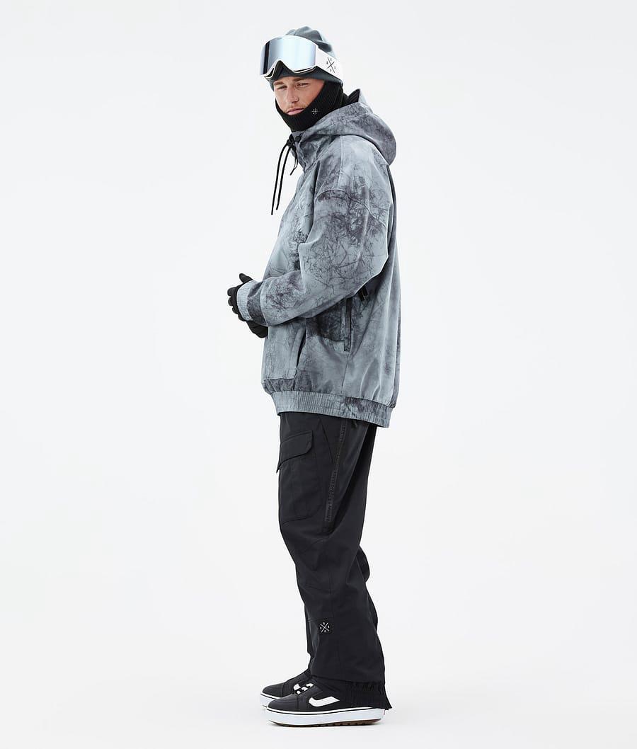 Men's Dope Cyclone Snowboard Jacket Dirt Grey  USA |  YHRUM-0356