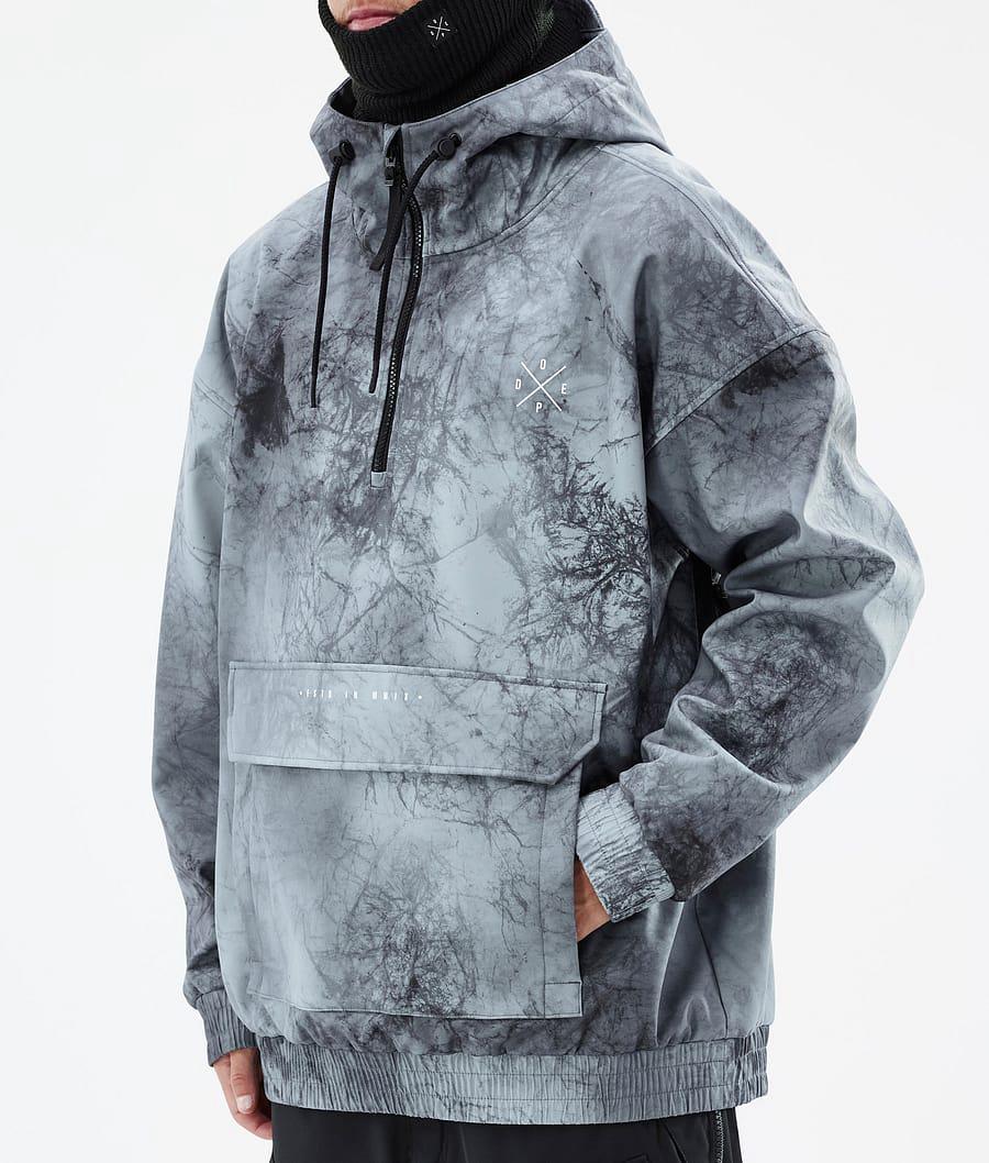 Men's Dope Cyclone Snowboard Jacket Dirt Grey  USA |  YHRUM-0356