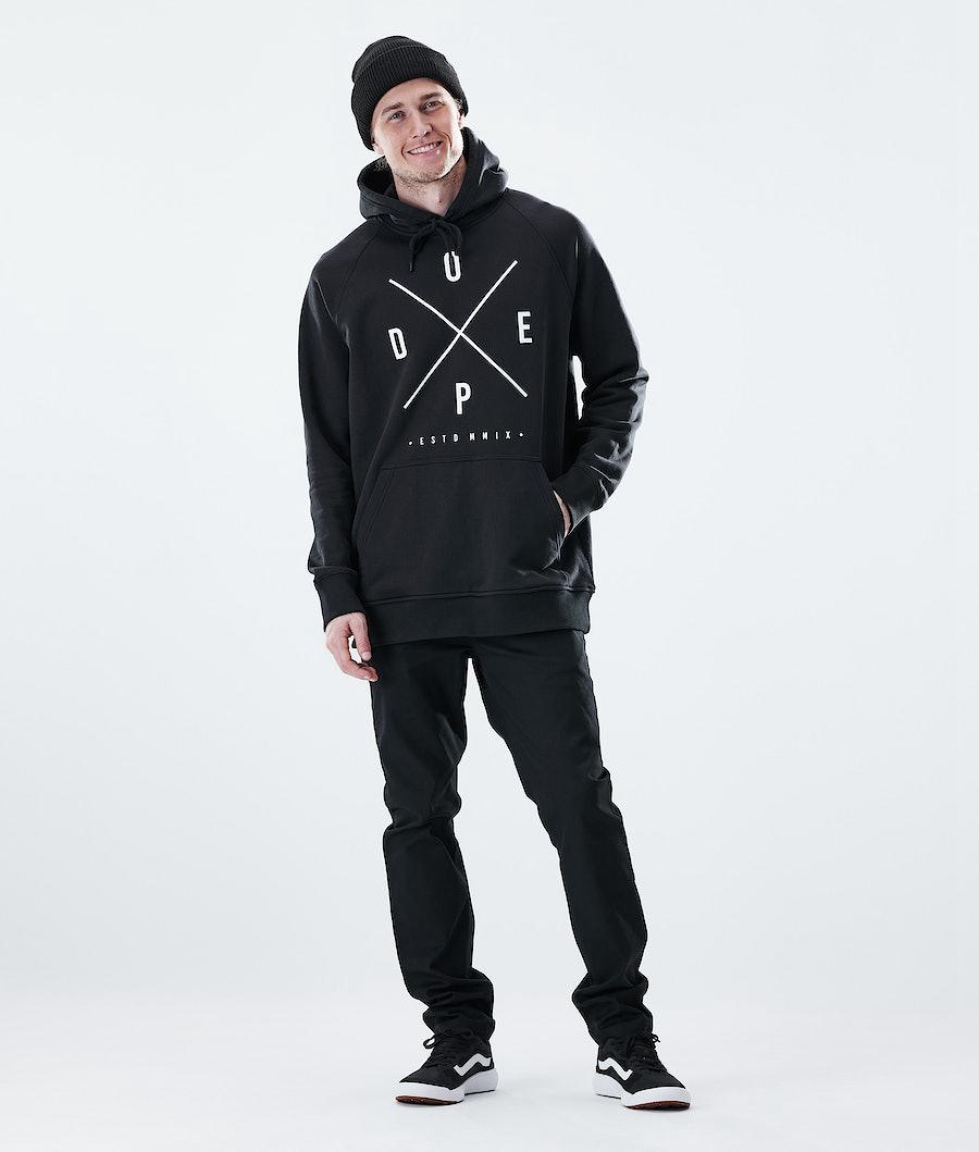 Men's Dope Daily 2X-Up Hoodie Black  USA |  ASOPZ-7413