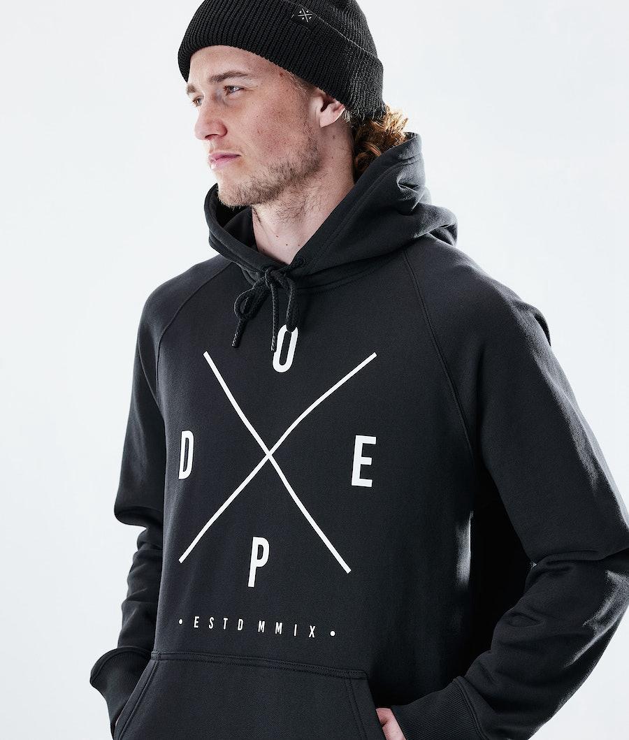 Men's Dope Daily 2X-Up Hoodie Black  USA |  ASOPZ-7413