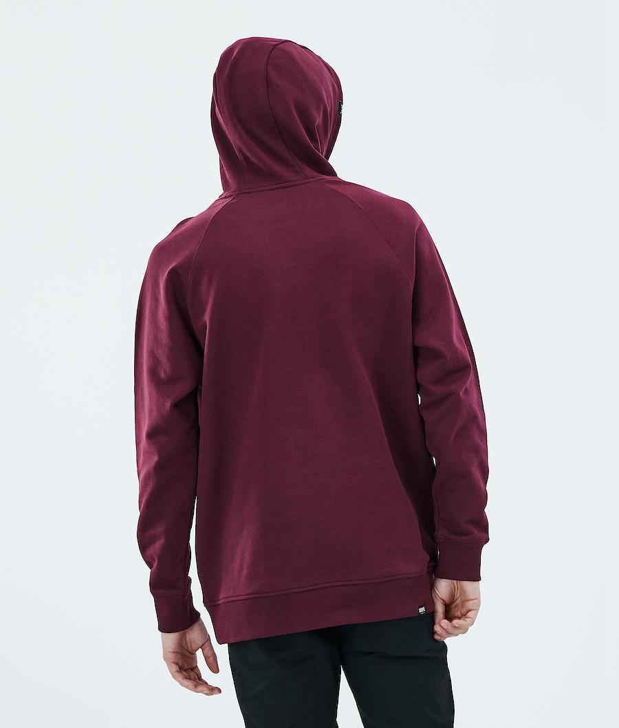 Men's Dope Daily 2X-Up Hoodie Burgundy  USA |  AJDUF-9173