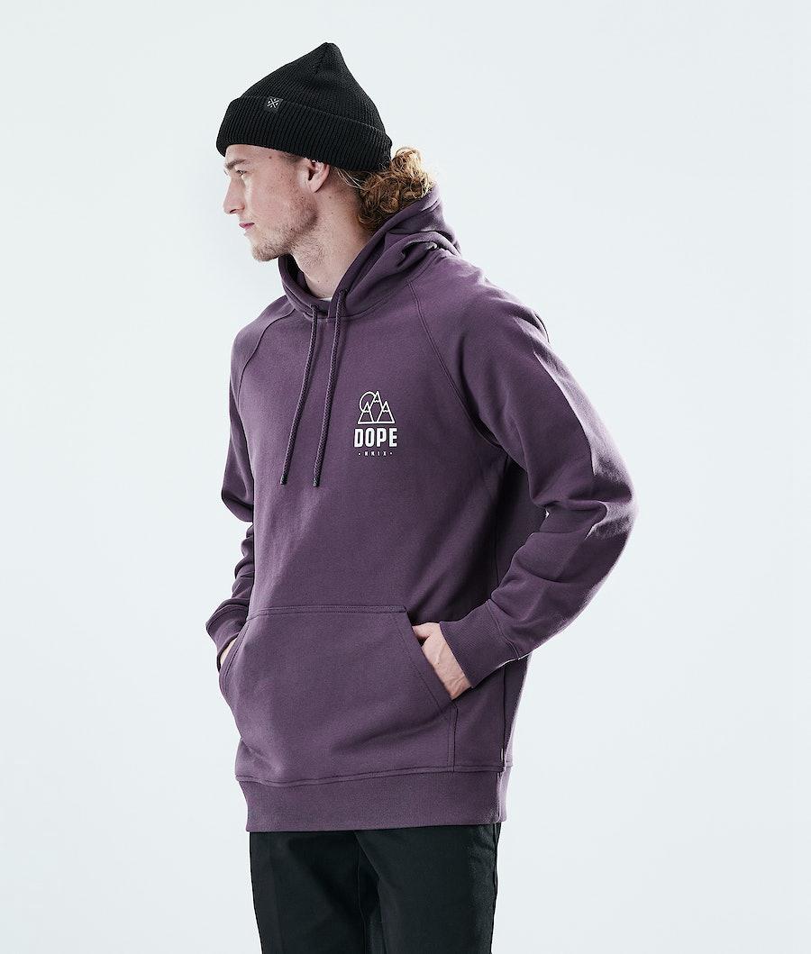 Men's Dope Daily Hoodie Rise Faded Grape Purple  USA |  ZBVJY-3248