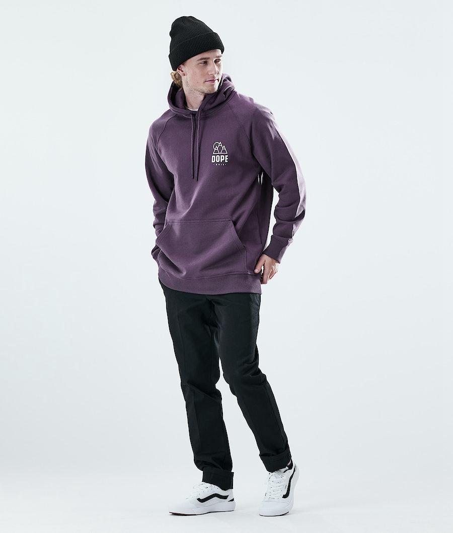 Men's Dope Daily Hoodie Rise Faded Grape Purple  USA |  ZBVJY-3248