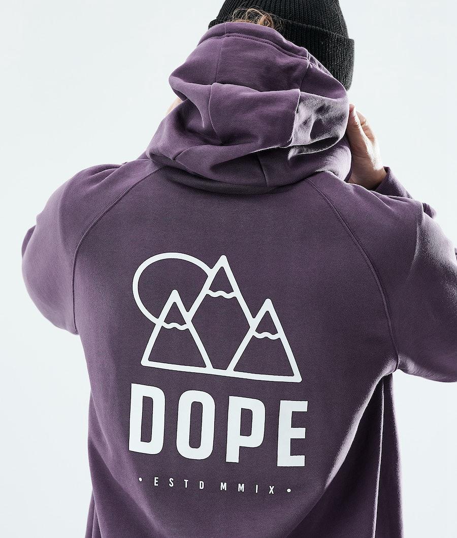 Men's Dope Daily Hoodie Rise Faded Grape Purple  USA |  ZBVJY-3248