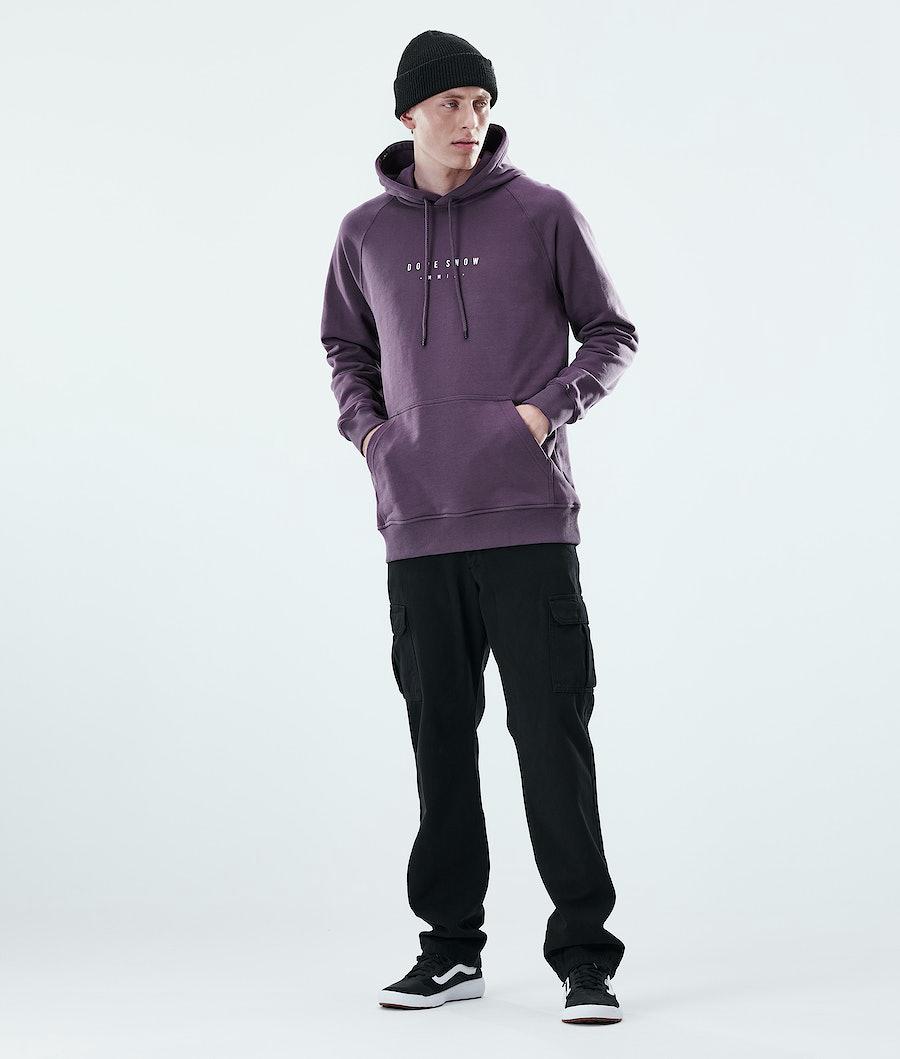 Men's Dope Daily Range Hoodie Faded Grape Purple  USA |  XLMNS-2780