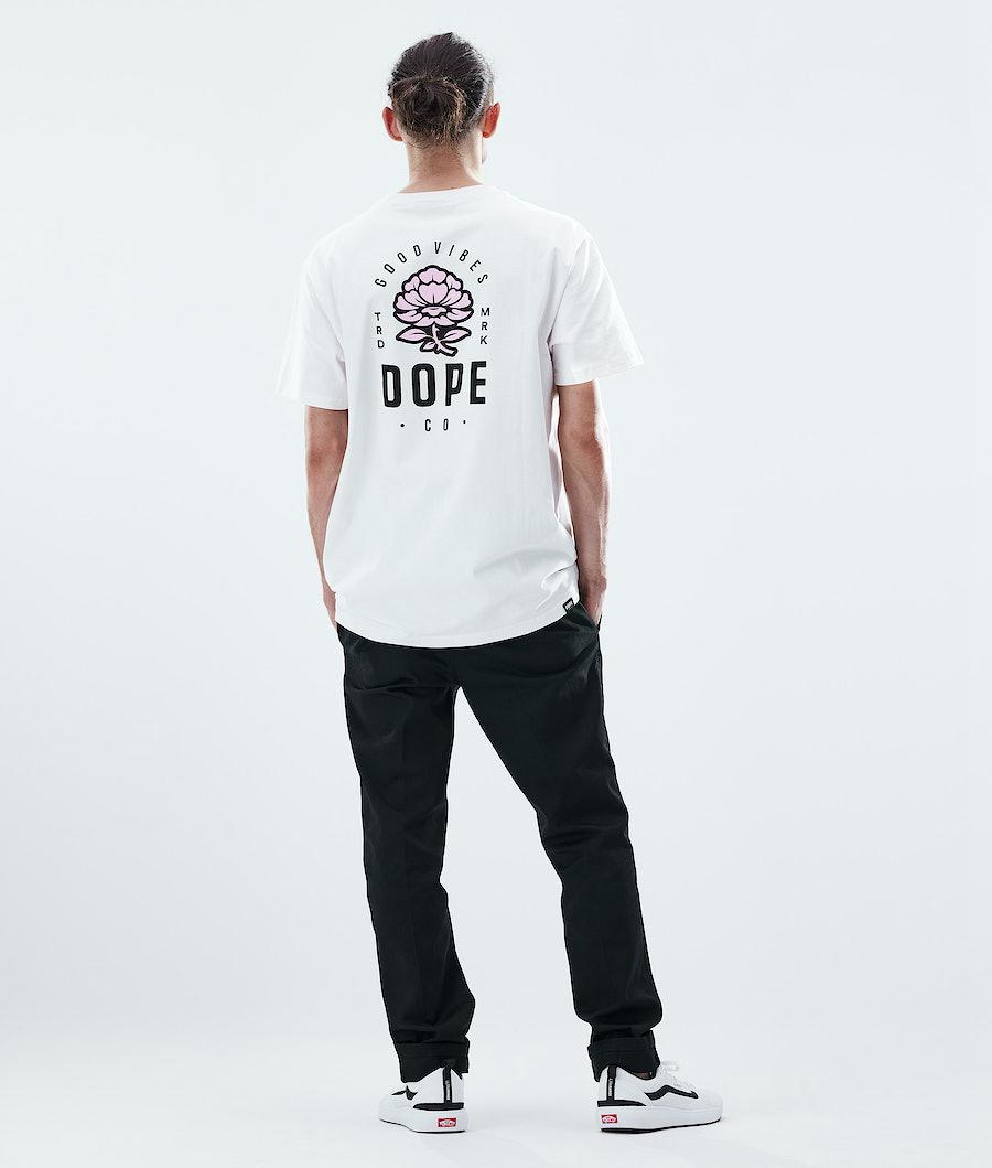 Men's Dope Daily T-shirt Rose White  USA |  DTGUQ-8526