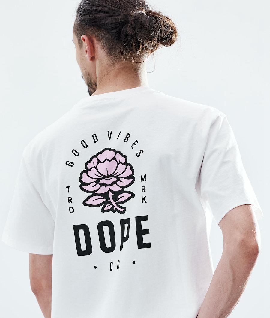 Men's Dope Daily T-shirt Rose White  USA |  DTGUQ-8526